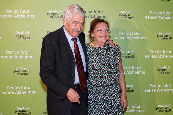El matrimonio Pasqual Maragall y Diana Garrigosa