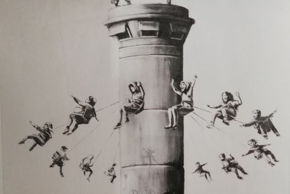 EuropaPress 2429028 serigrafia banksy venta salon du connaisseur madrid EuropaPress 2429028 serigrafia banksy venta salon du connaisseur madrid