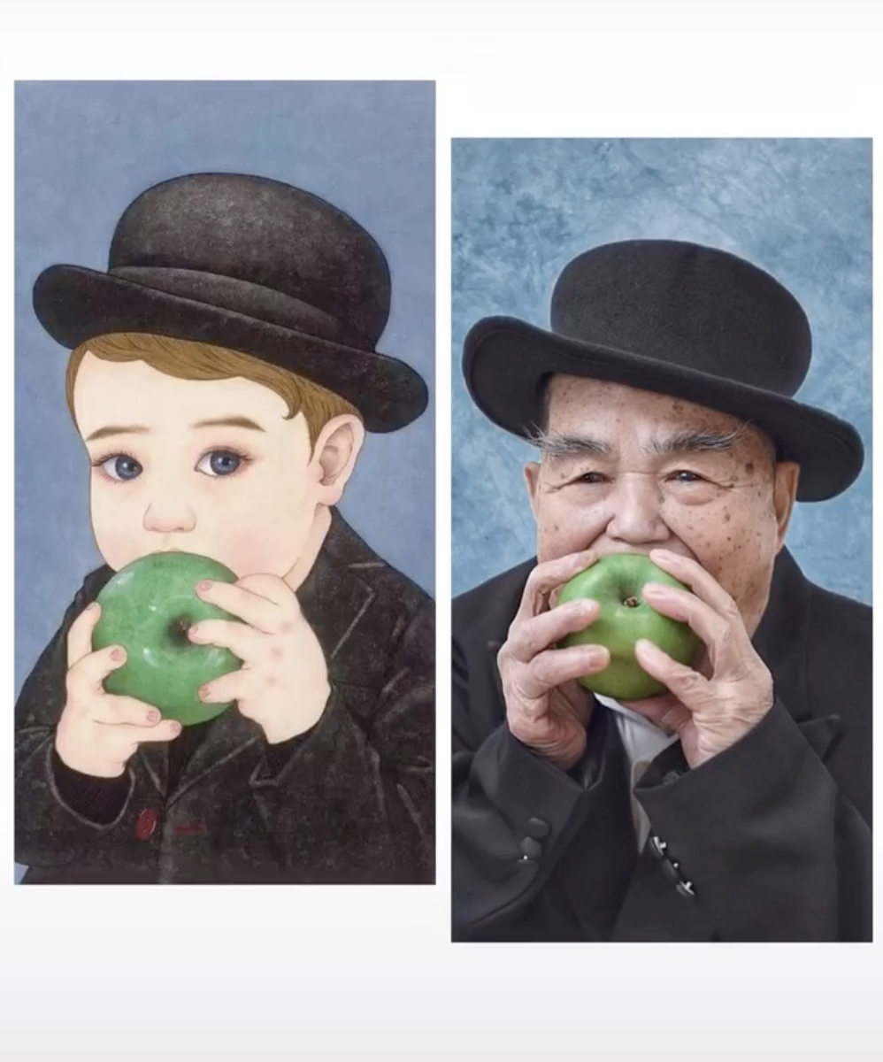 Mayores de una residencia china se hacen famosos recreando obras de arte Mayores de una residencia china se hacen famosos recreando obras de arte