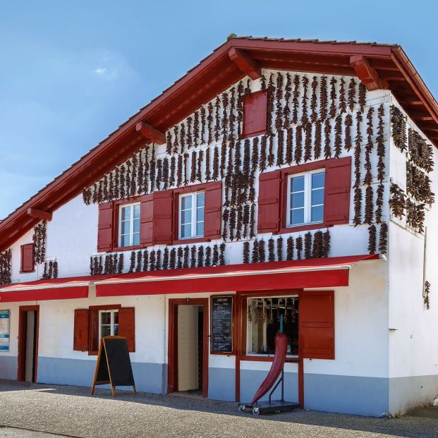 País Vasco francés Espelette (Bigstock)