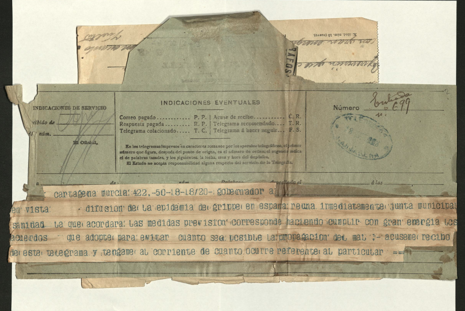 Correspondencia Gripe 1918 Correspondencia Gripe 1918