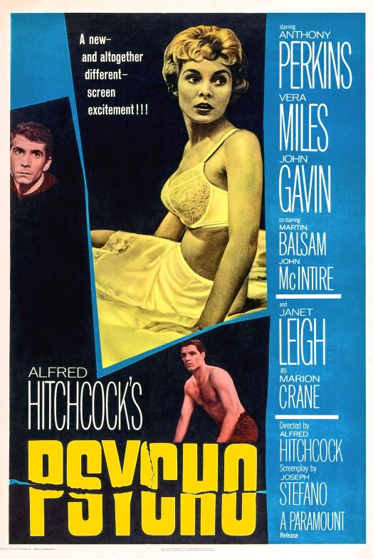 Psycho (1960) theatrical poster (retouched) Psycho (1960) theatrical poster (retouched)