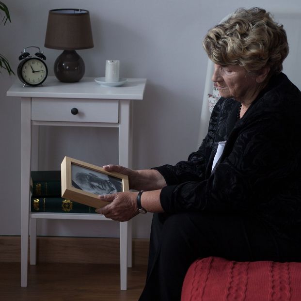 bigstock Elderly Widowed Lady In Grief 129160904 bigstock Elderly Widowed Lady In Grief 129160904