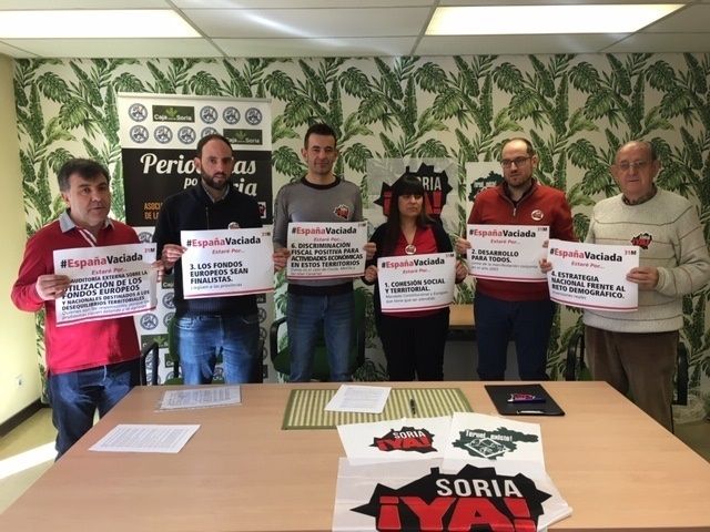 Soria ¡Ya! y Teruel Existe reclaman medidas contra la despoblación Soria ¡Ya! y Teruel Existe reclaman medidas contra la despoblación