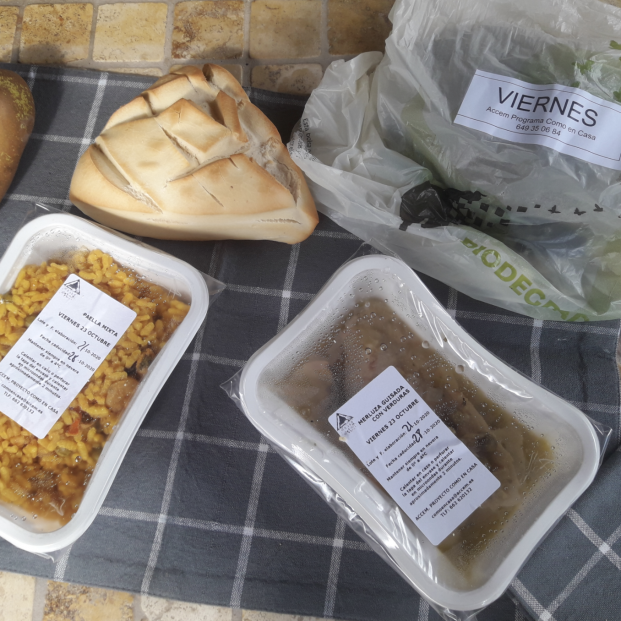 Menú del programa "Como en casa" Menú del programa "Como en casa"