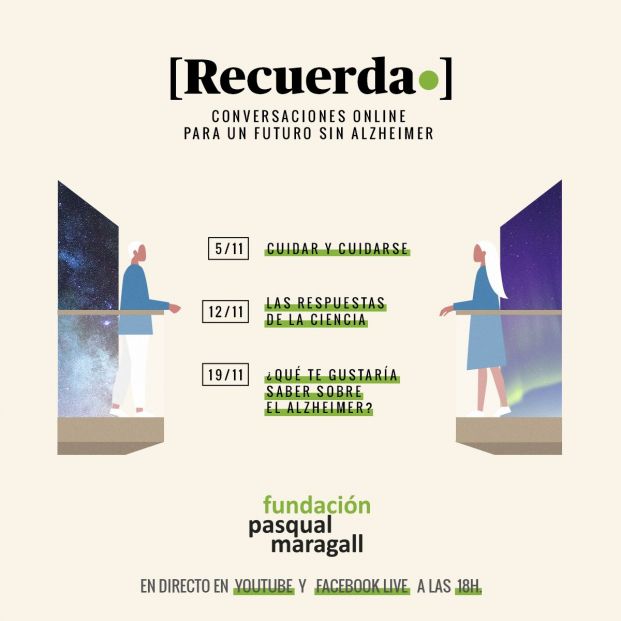 La Fundación Pasqual Maragall organiza un ciclo de charlas virtuales sobre Alzheimer La Fundación Pasqual Maragall organiza un ciclo de charlas virtuales sobre Alzheimer