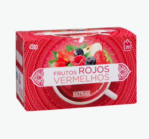 Infusión frutos rojos Hacendado