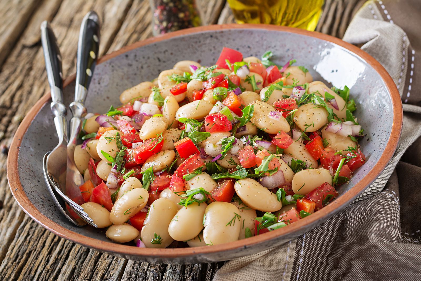 Ideas para tomar legumbres sin caldo (bigstock)