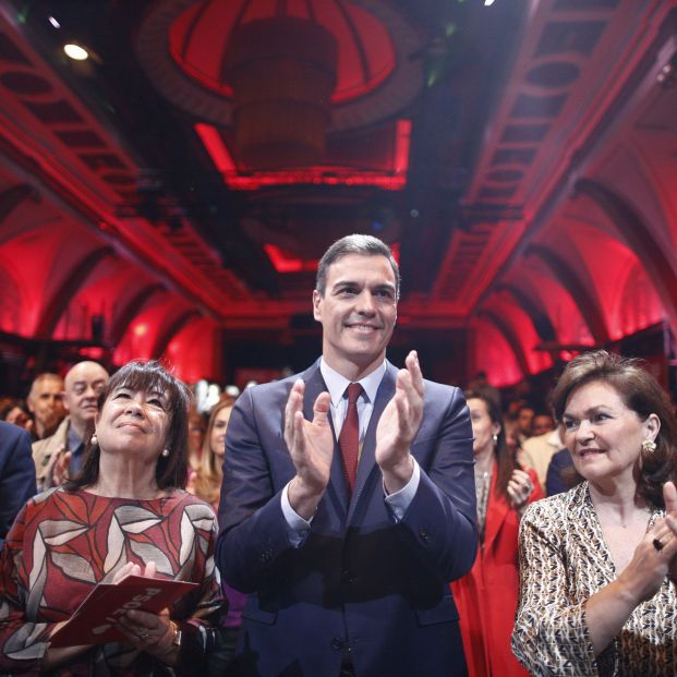 Pedro Sánchez en la presentación del programa electoral del PSOE Pedro Sánchez en la presentación del programa electoral del PSOE