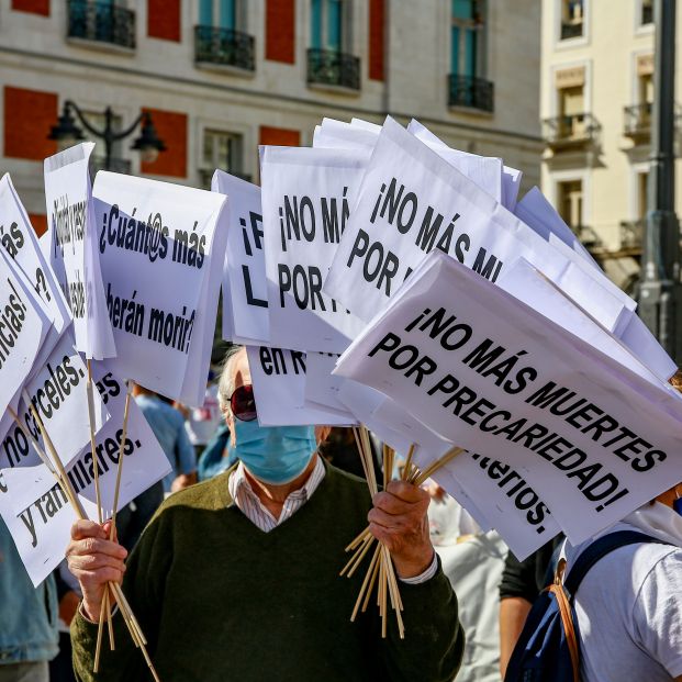 Marea Residencias. Europa Press Marea Residencias. Europa Press