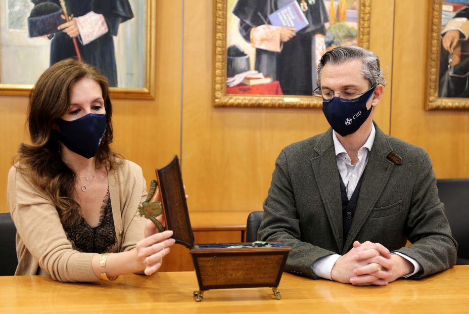 EuropaPress 3522704 aparece cofre llave arqueta funeraria calderon barca EuropaPress 3522704 aparece cofre llave arqueta funeraria calderon barca