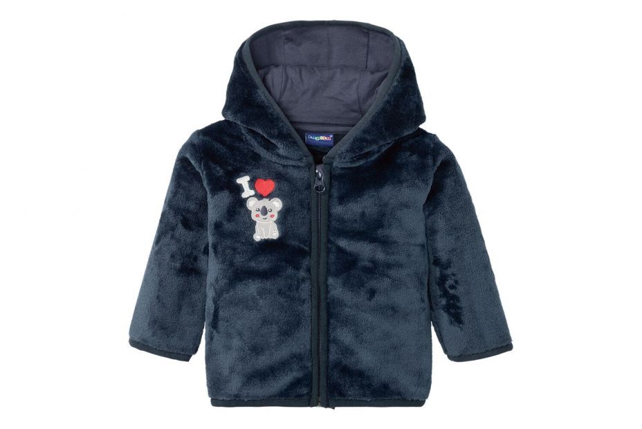 chaqueta con capucha azul bebe (Foto-Lidl)