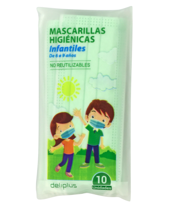 Mascarilla infantil Deliplus (Mercadona)
