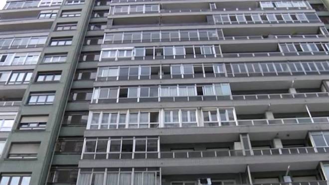 Edificio del barrio de Santutxu Edificio del barrio de Santutxu