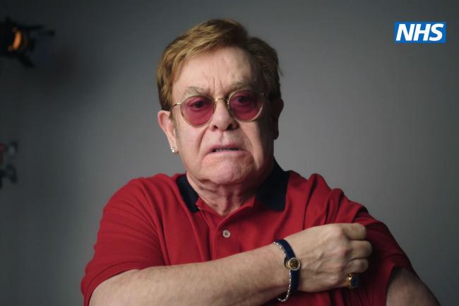 Elton John. Foto: Captura Twitter Elton John. Foto: Captura Twitter