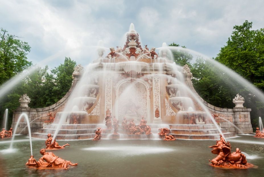 Palacios Reales: jardines y fuente del palacio de La Granja de San Ildefonso (web Patrimonio Nacional)