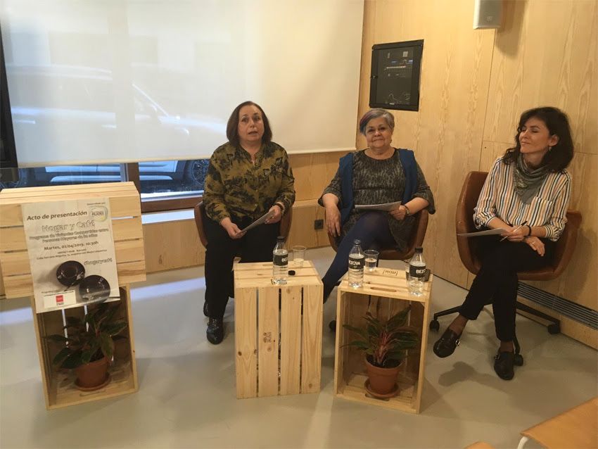 Presentación de 'Hogar y Café', el nuevo programa para compartir vivienda entre mayores de la Fundación Pilares. 