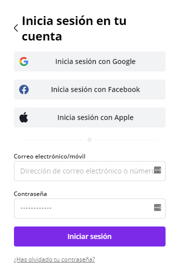 inicio sesión (Foto-OSI) inicio sesión (Foto-OSI)