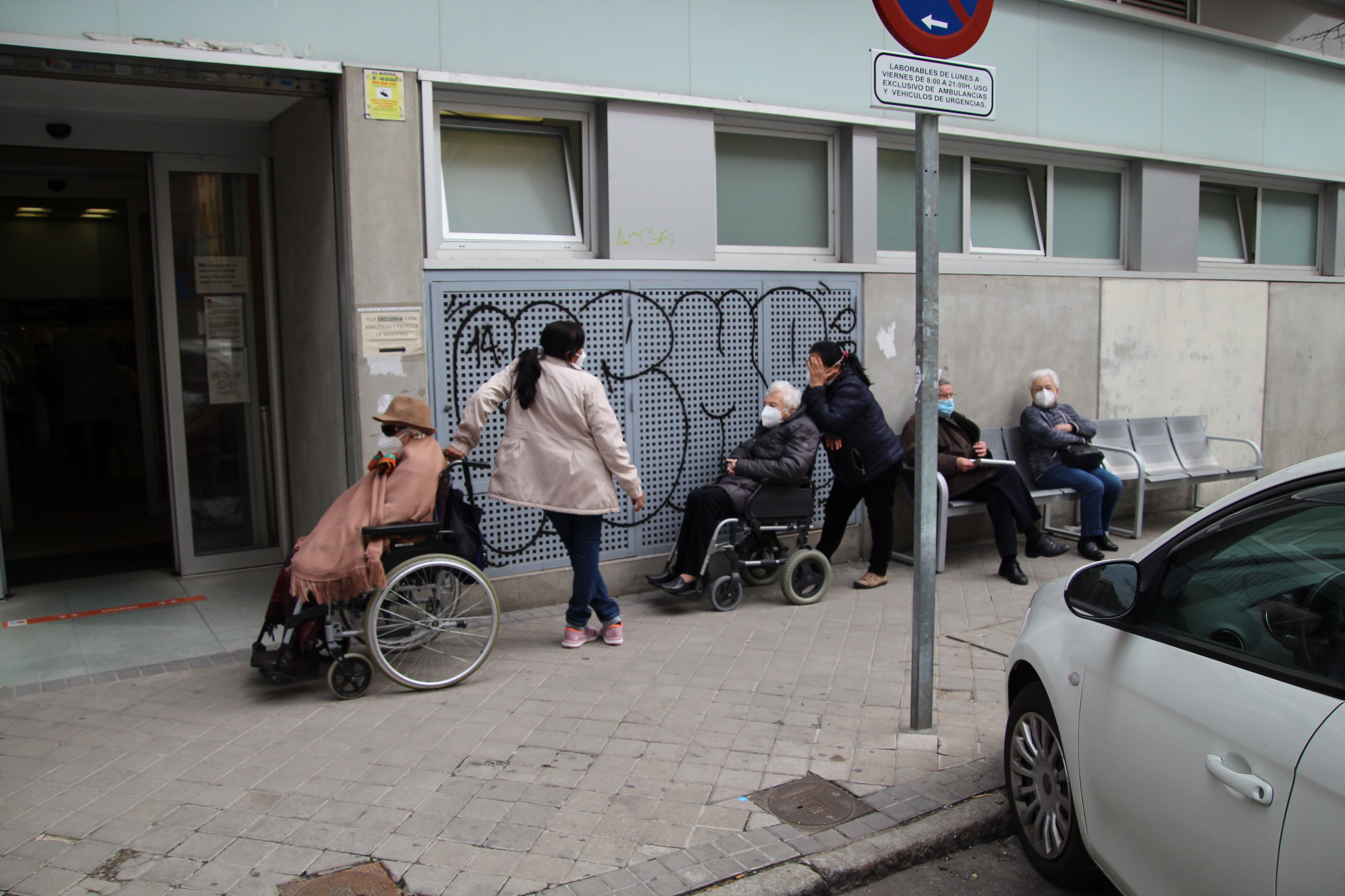 Vacunación mayores Madrid. Foto: Pablo Recio