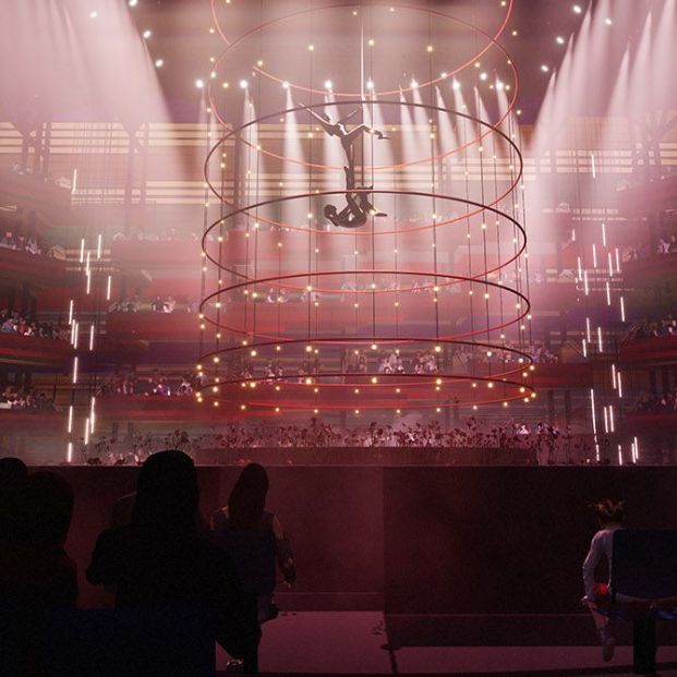 Un teatro vertical anti COVID Foto: Stufish Un teatro vertical anti COVID Foto: Stufish