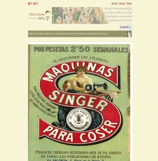 Un anuncio de 1912 de máquinas de coser Singer, lo más visto en Pinterest de la Bivaldi Un anuncio de 1912 de máquinas de coser Singer, lo más visto en Pinterest de la Bivaldi