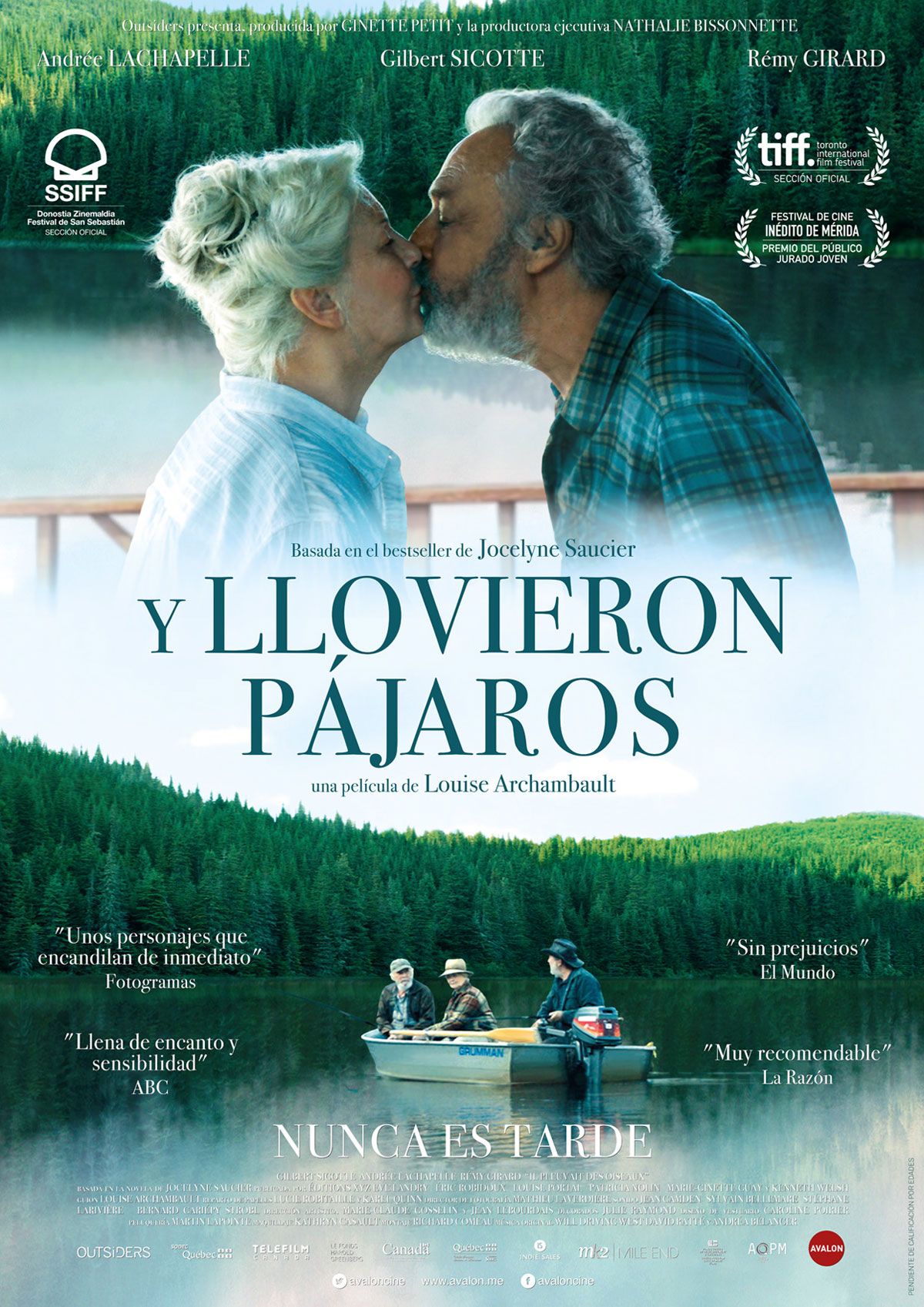 'Y llovieron pájaros', la historia de tres mayores que deciden irse a vivir al bosque, en los cines