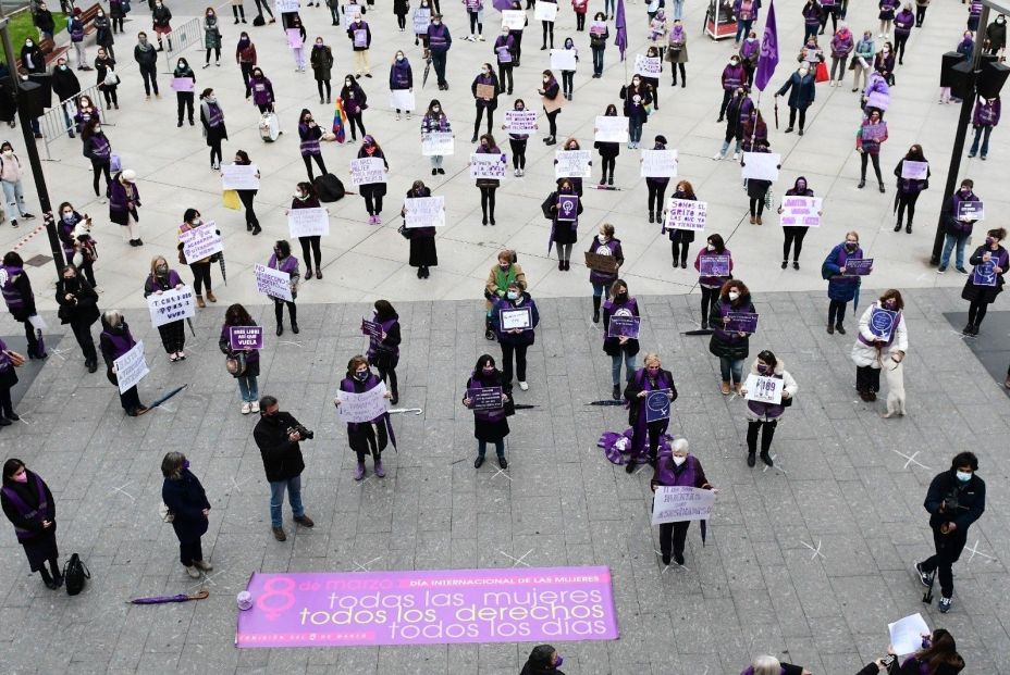La pandemia no acalla las reivindicaciones feministas La pandemia no acalla las reivindicaciones feministas