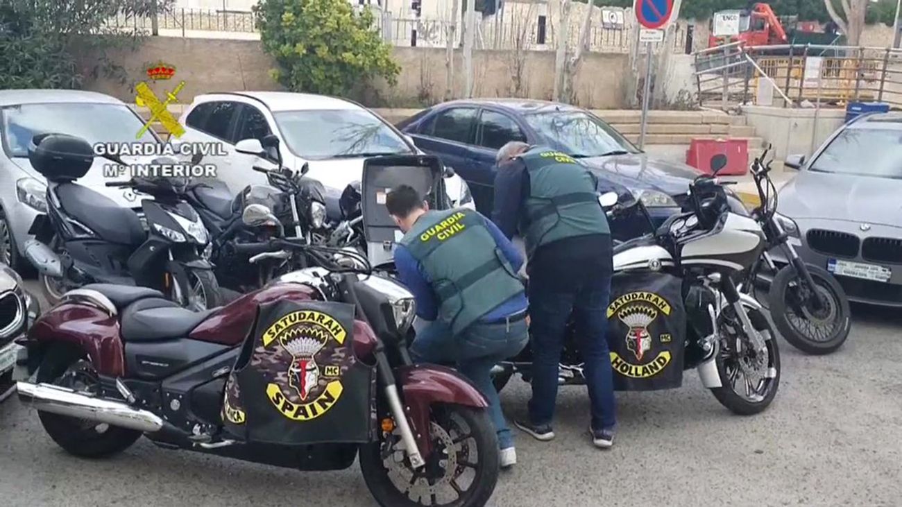 Desarticulada una banda motera que se dedicaba al tráfico de marihuana