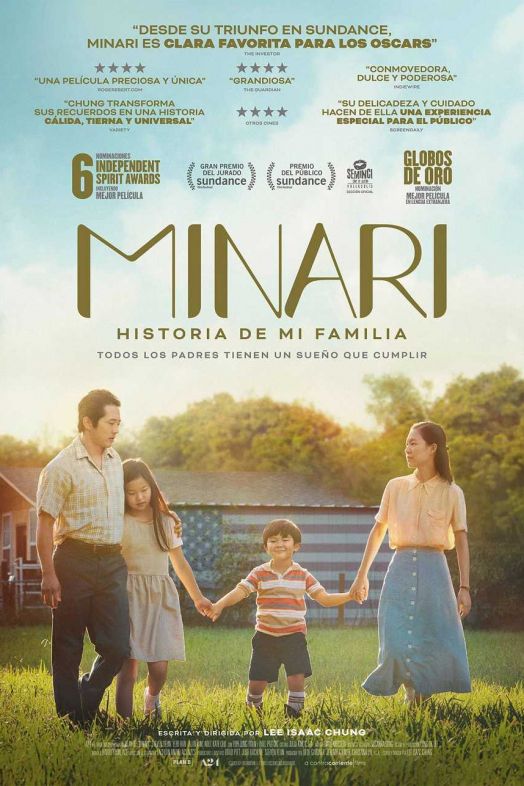 CARTEL Minari. Historia de mi familia CARTEL Minari. Historia de mi familia