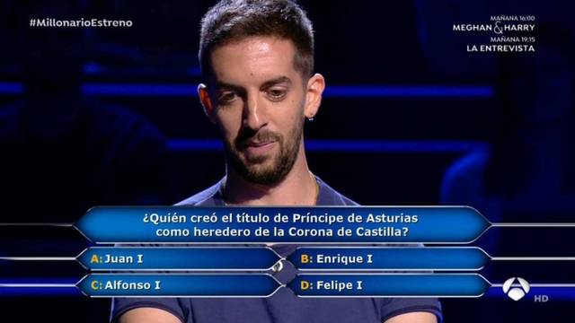 David Broncano en '¿Quién quiere ser millonario?' David Broncano en '¿Quién quiere ser millonario?'