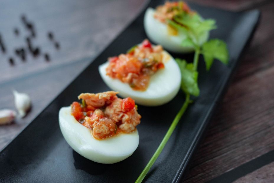 bigstock Stuffed Eggs With Minced Pork379224289