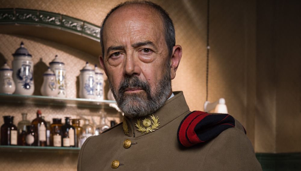 Miguel Rellán en Tiempos de guerra. Foto: Antena 3 Miguel Rellán en Tiempos de guerra. Foto: Antena 3