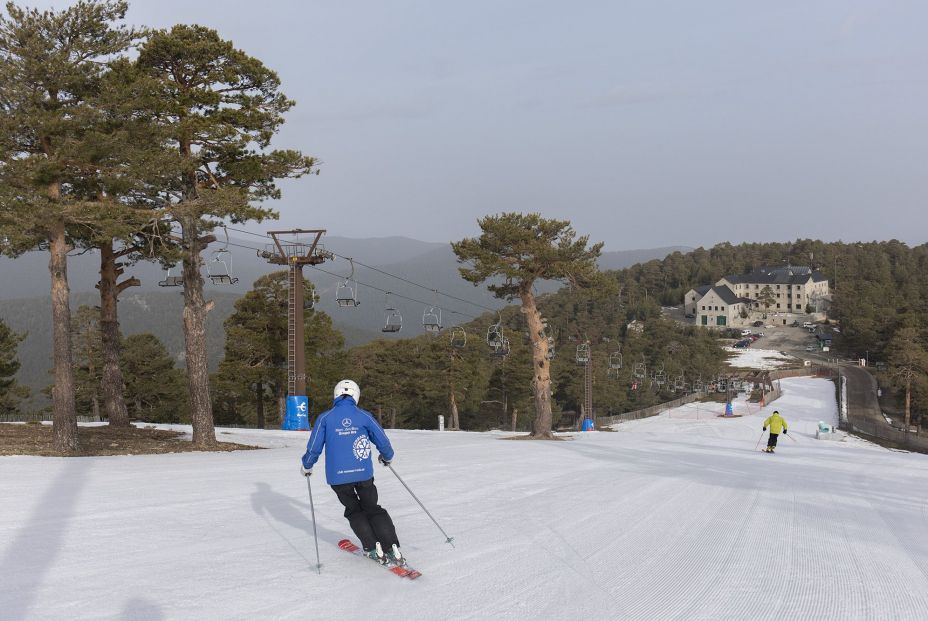 Pista del bosque. Estacion de esquí de Navacerrada. Foto Europa Press 