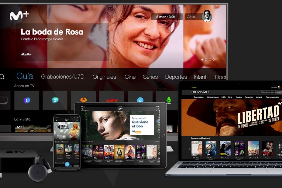 Movistar+ incorpora a la plataforma Mitele Plus (Mediaset España) y ATRESplayer (Atresmedia) Movistar+ incorpora a la plataforma Mitele Plus (Mediaset España) y ATRESplayer (Atresmedia)