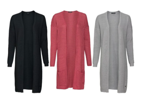 Cárdigan largo de punto para mujer Lidl