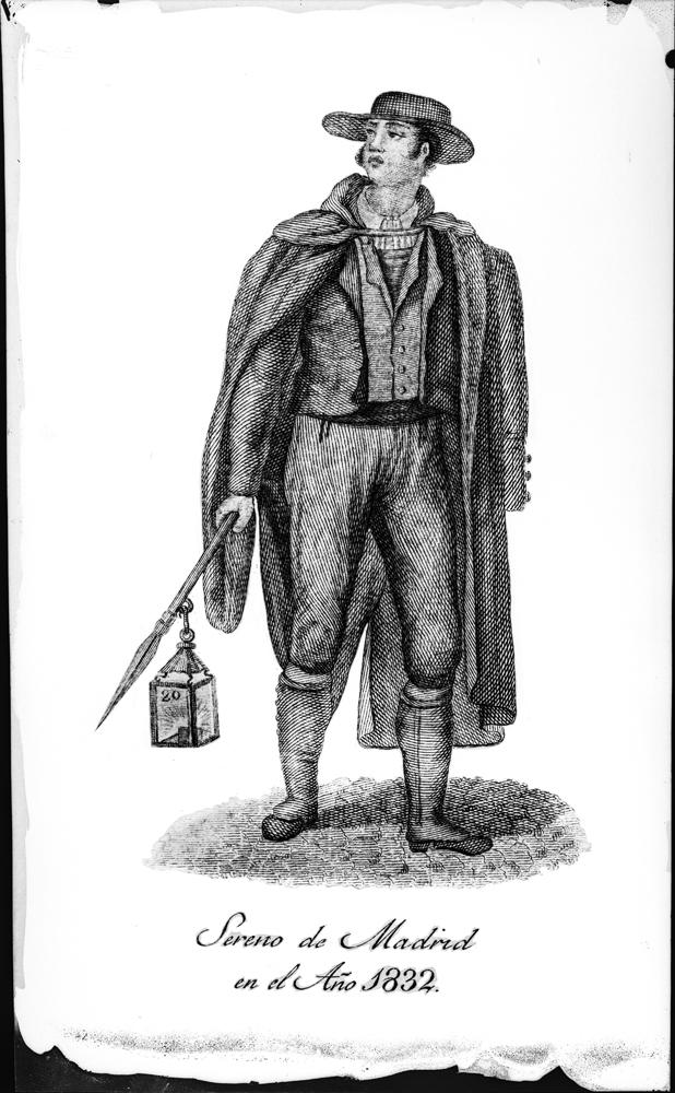 Sereno de Madrid. (Foto: Juan Miguel Pando Barrero. IPCE, Ministerio de Cultura y Deporte) Sereno de Madrid. (Foto: Juan Miguel Pando Barrero. IPCE, Ministerio de Cultura y Deporte)