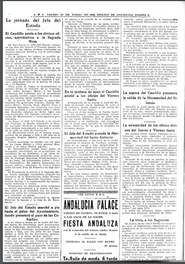 ABC. Franco en Sevilla