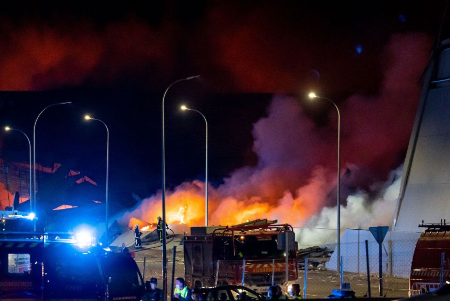 EuropaPress 3642385 incendio nave industrial 13 abril 2021 sesena nuevo toledo castillamancha EuropaPress 3642385 incendio nave industrial 13 abril 2021 sesena nuevo toledo castillamancha