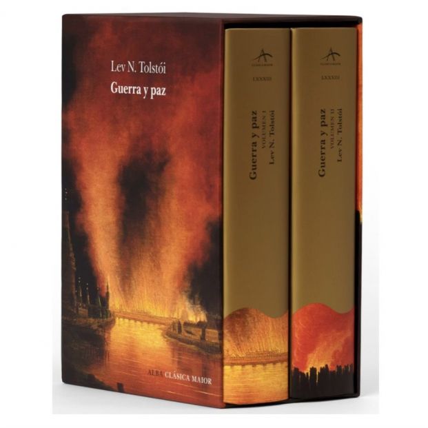 Guerra y paz de Tolstói traducida por Joaquín Fernández Valdés