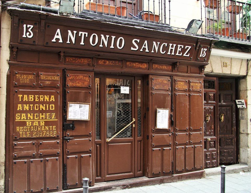 Taberna de Antonio Sánchez. Foto: Pinterest Taberna de Antonio Sánchez. Foto: Pinterest