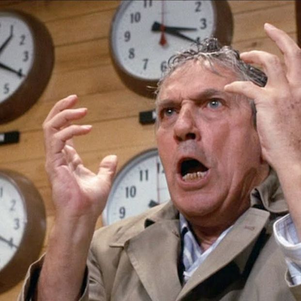 Peter Finch en 'Network' (1976) Peter Finch en 'Network' (1976)