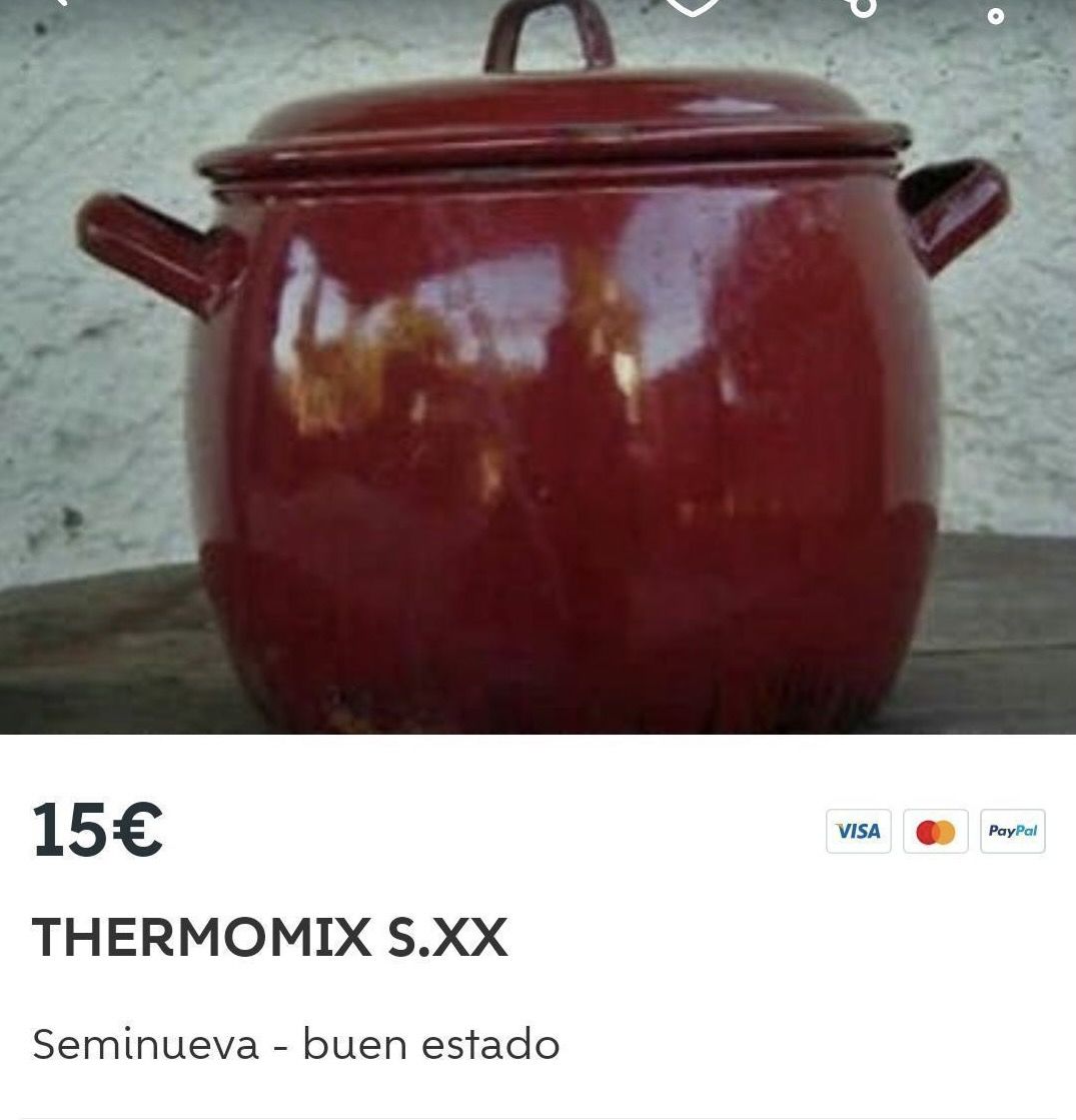 Thermomix siglo XX seminueva en Wallapop (Foto: Wallapuff)