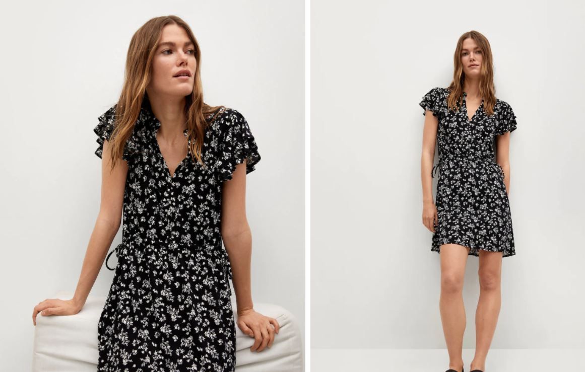 Vestido estampado Mango Vestido estampado Mango