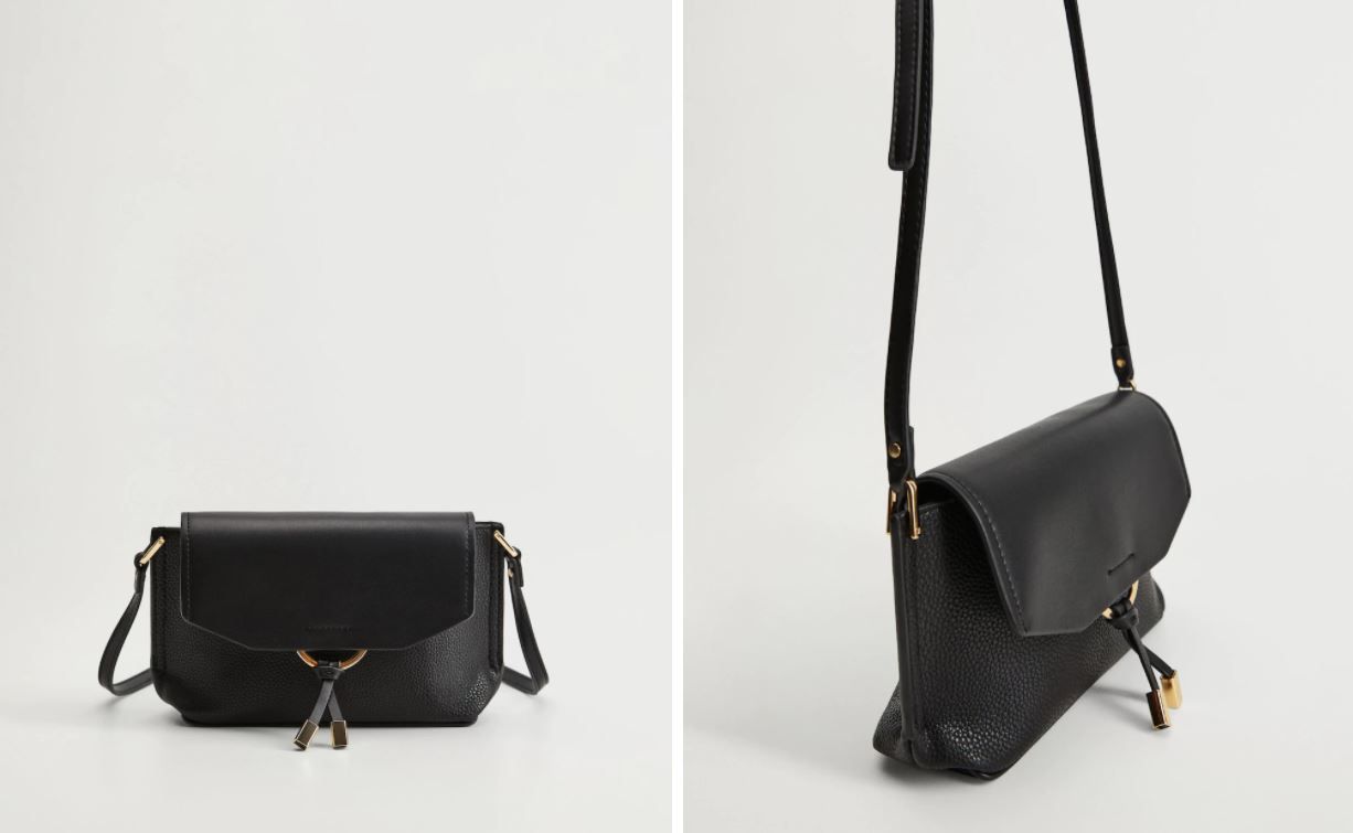 Bolso negro Mango Bolso negro Mango