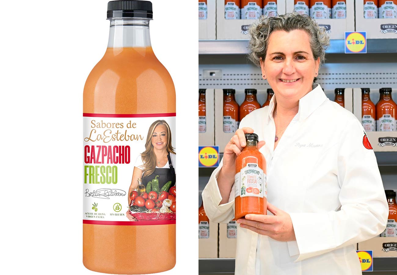 Guerra del gazpacho en los supermercados: grandes chefs frente a Belén Esteban