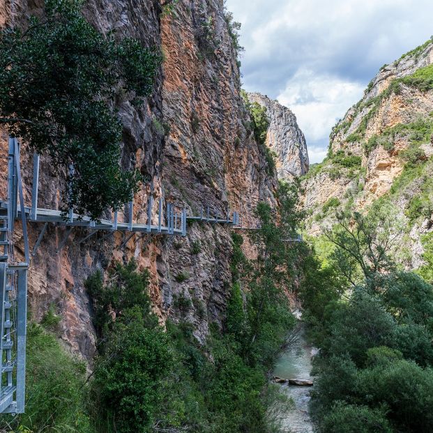 Visitamos Alquézar, uno de los pueblos más bonitos de España Foto: bigstock. Ruta de las Pasarelas