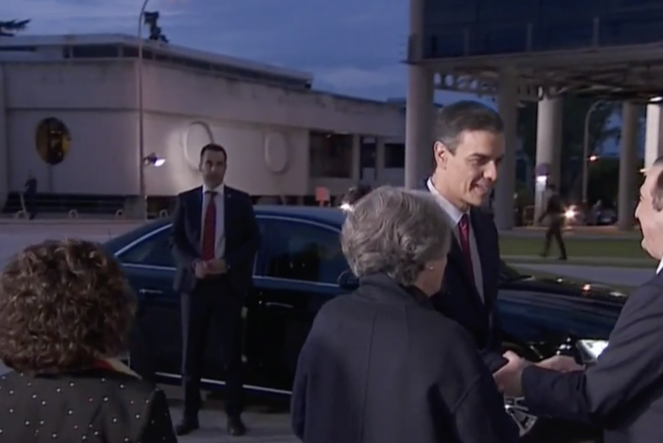 Llegada de Pedro Sánchez Llegada de Pedro Sánchez