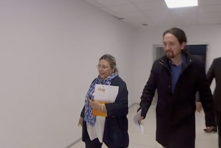 Llegada de Pablo Iglesias Llegada de Pablo Iglesias