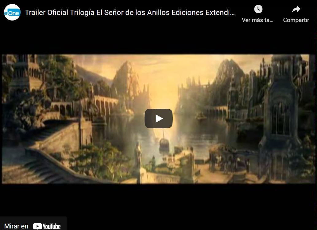 Trailer el señor de los anillos HBO Trailer el señor de los anillos HBO