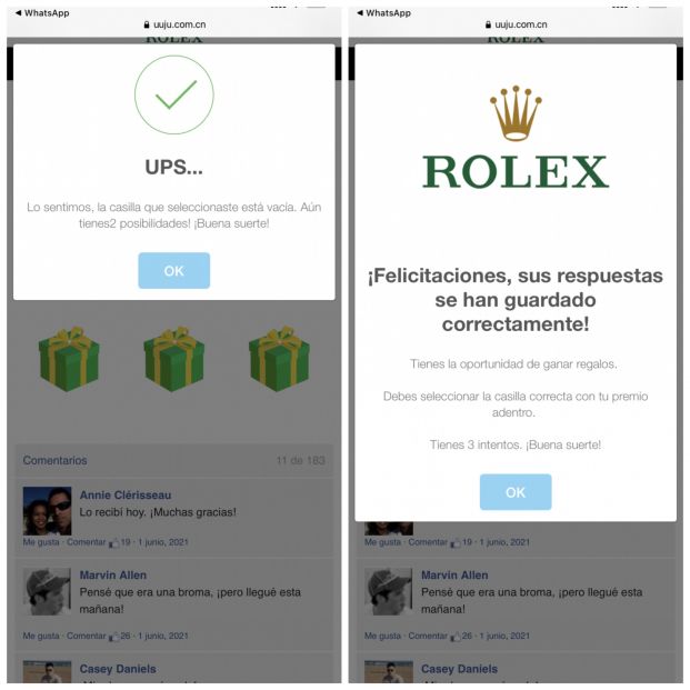 El usuario falla pero siempre le dan la opción de repetir el juego. (Foto: Panda Security) El usuario falla pero siempre le dan la opción de repetir el juego. (Foto: Panda Security)